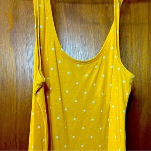 Large polka dot old navy tank